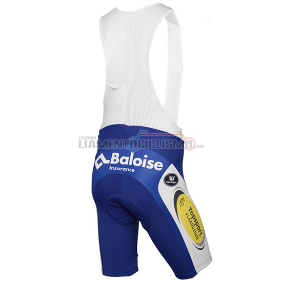 Abbigliamento Sport Vlaanderen Baloise 2016 Manica Corta E Pantaloncino Con Bretelle bianco e giallo - Clicca l'immagine per chiudere